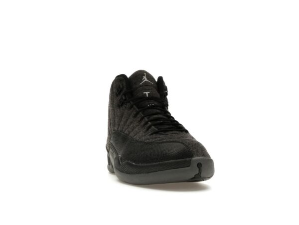 Air Jordan 12 Retro Wool Gris Oscuro Metalizado Plata Negro 852627-003 - Imagen 2