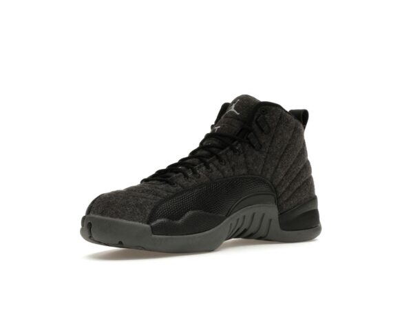 Air Jordan 12 Retro Wool Gris Oscuro Metalizado Plata Negro 852627-003 - Imagen 3