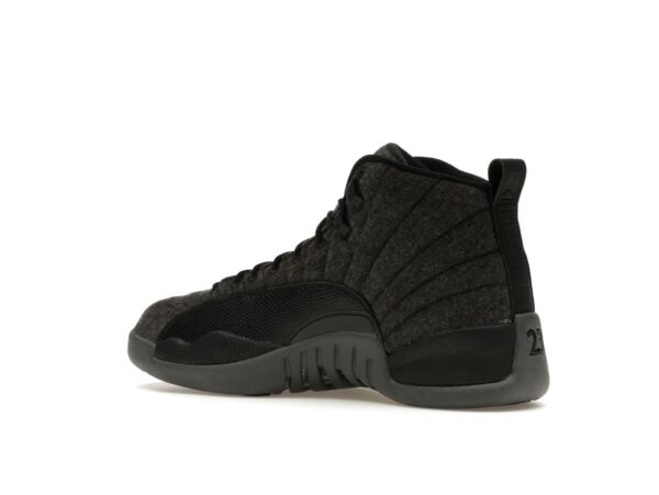 Air Jordan 12 Retro Wool Gris Oscuro Metalizado Plata Negro 852627-003 - Imagen 4