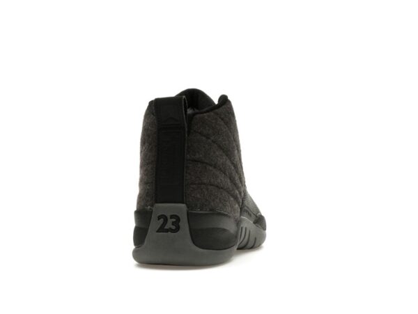 Air Jordan 12 Retro Wool Gris Oscuro Metalizado Plata Negro 852627-003 - Imagen 5