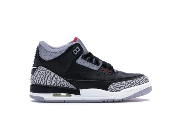 Air Jordan 3 Retro Cemento Negro (2018) GS – 854261-001 - Imagen 1