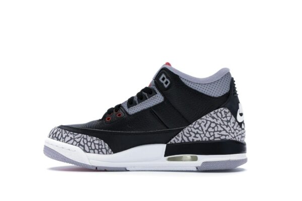 Air Jordan 3 Retro Cemento Negro (2018) GS – 854261-001 - Imagen 4