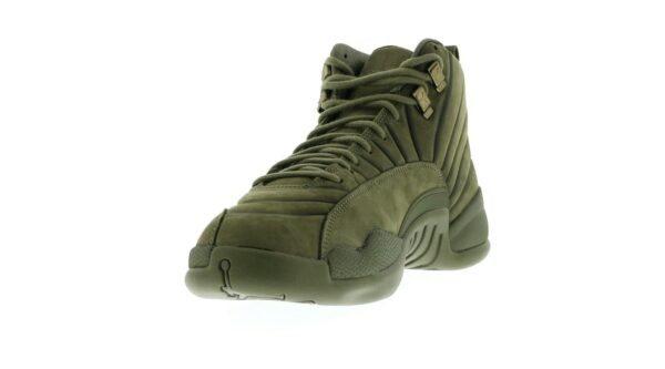 Jordan 12 Retro PSNY Olive – AA1233-200 Public School NY Collaboration Zapatillas para hombre - Imagen 3
