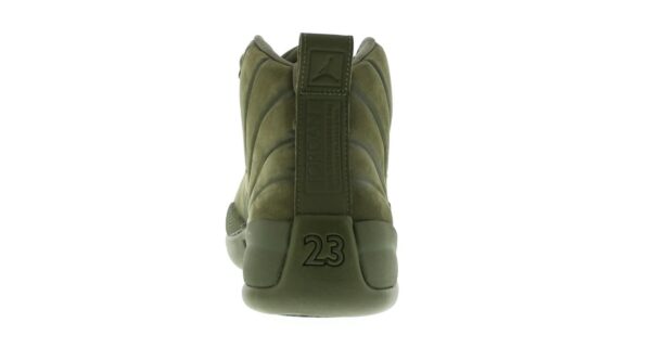Jordan 12 Retro PSNY Olive – AA1233-200 Public School NY Collaboration Zapatillas para hombre - Imagen 4