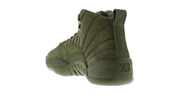 Jordan 12 Retro PSNY Olive – AA1233-200 Public School NY Collaboration Zapatillas para hombre - Imagen 5