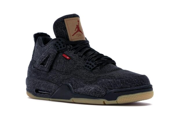 Air Jordan 4 Retro Levi's Negro (Etiqueta en blanco) – AO2571-001 - Imagen 2