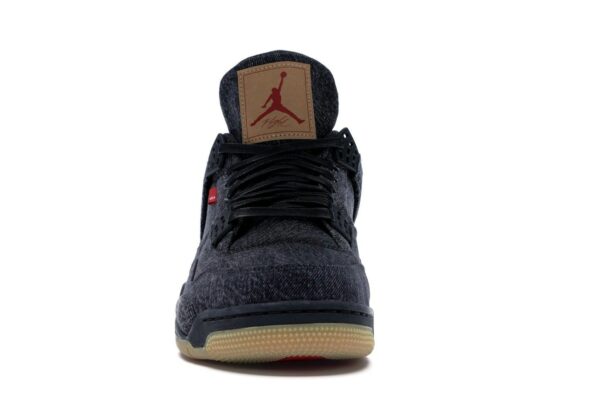 Air Jordan 4 Retro Levi's Negro (Etiqueta en blanco) – AO2571-001 - Imagen 3