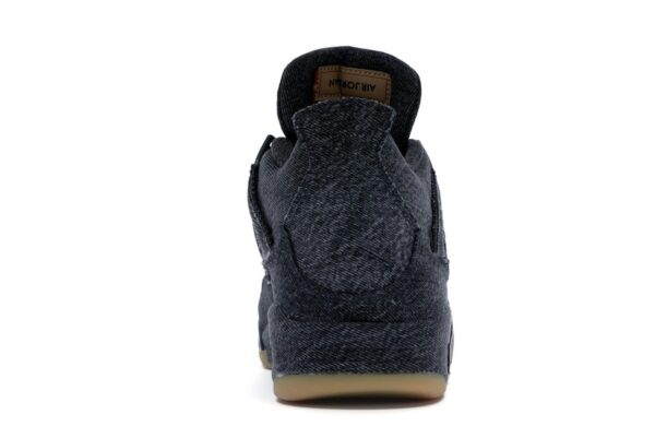 Air Jordan 4 Retro Levi's Negro (Etiqueta en blanco) – AO2571-001 - Imagen 5