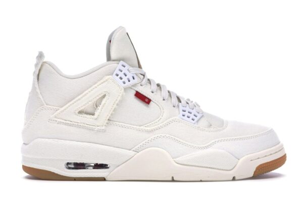 Jordan 4 Retro Levi's Blanco (Etiqueta en blanco) – AO2571-100 - Imagen 1