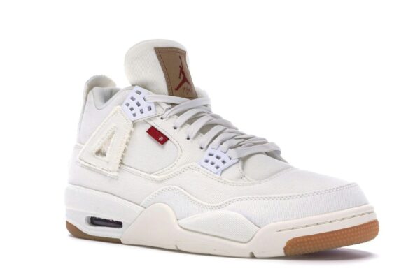 Jordan 4 Retro Levi's Blanco (Etiqueta en blanco) – AO2571-100 - Imagen 2