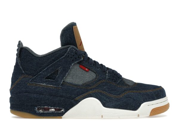 Jordan 4 Retro Levi's Denim (Etiqueta en blanco) – AO2571-401 - Imagen 1