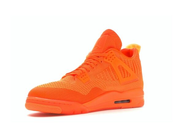 Zapatillas Jordan 4 Retro Flyknit naranjas AQ3559-800 - Imagen 3