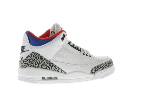 Air Jordan 3 Retro Seúl Blanco/Soar-Rojo Atom AV8370-100 - Imagen 5