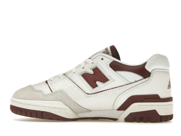 New Balance 550 Sea Salt Burgundy BB550LI1: Zapatillas de baloncesto retro para hombre - Imagen 5