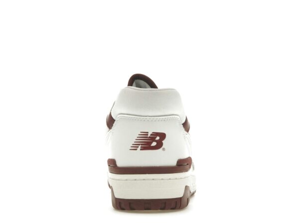 New Balance 550 Sea Salt Burgundy BB550LI1: Zapatillas de baloncesto retro para hombre - Imagen 6