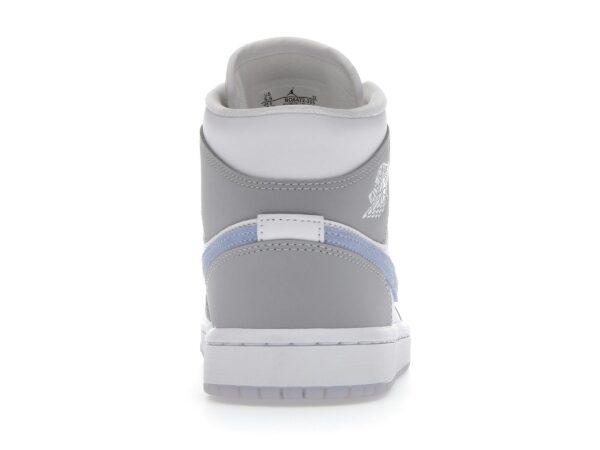 Jordan 1 Mid Wolf Grey Aluminum (Mujer) – BQ6472-105 - Imagen 5