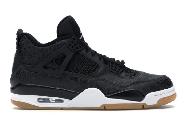 Jordan 4 Retro Laser Negro Goma – CI1184-001 - Imagen 1