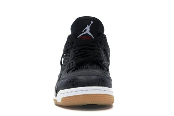 Jordan 4 Retro Laser Negro Goma – CI1184-001 - Imagen 3