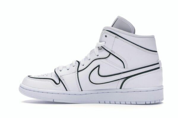 Air Jordan 1 Mid Iridescent Reflective White (Mujer) – CK6587-100 - Imagen 4