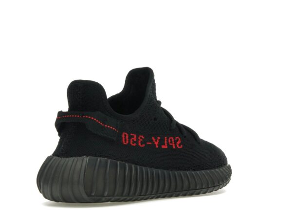 Zapatillas Adidas Yeezy Boost 350 V2 negras y rojas – CP9652 - Imagen 7