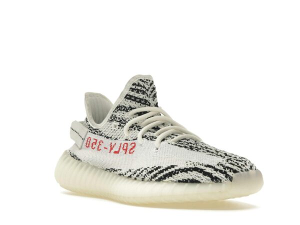 Zapatillas Adidas Yeezy Boost 350 V2 Zebra Blanco/Negro CP9654 - Imagen 2