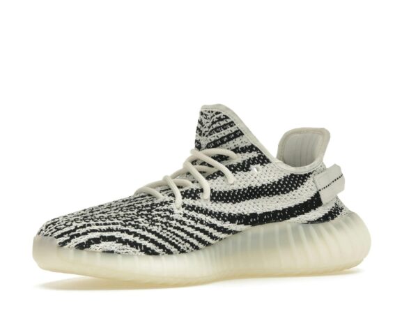 Zapatillas Adidas Yeezy Boost 350 V2 Zebra Blanco/Negro CP9654 - Imagen 4