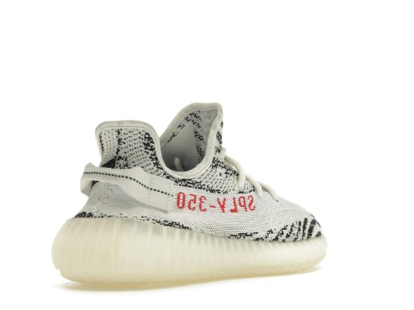 Zapatillas Adidas Yeezy Boost 350 V2 Zebra Blanco/Negro CP9654 - Imagen 7