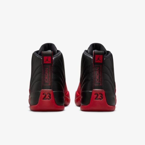 Zapatillas Air Jordan 12 Retro Flu Game 2025 negras/rojas universitarias – CT8013-002 - Imagen 6