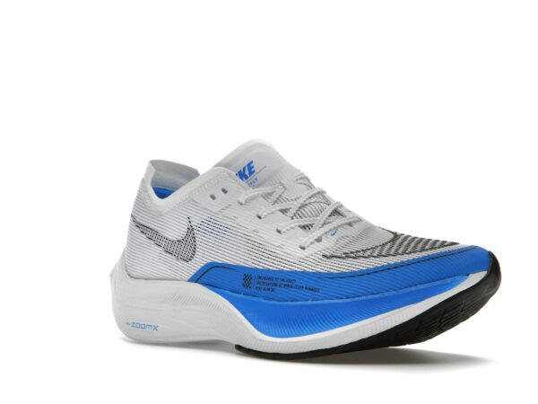 Nike ZoomX Vaporfly Next% 2 Blanco Azul Foto – CU4111-102 - Imagen 2