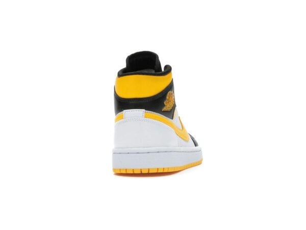 Zapatillas Air Jordan 1 Mid Laser Orange Black para mujer – CV5276-107 - Imagen 5