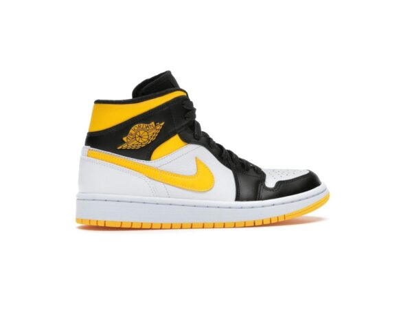 Zapatillas Air Jordan 1 Mid Laser Orange Black para mujer – CV5276-107 - Imagen 6