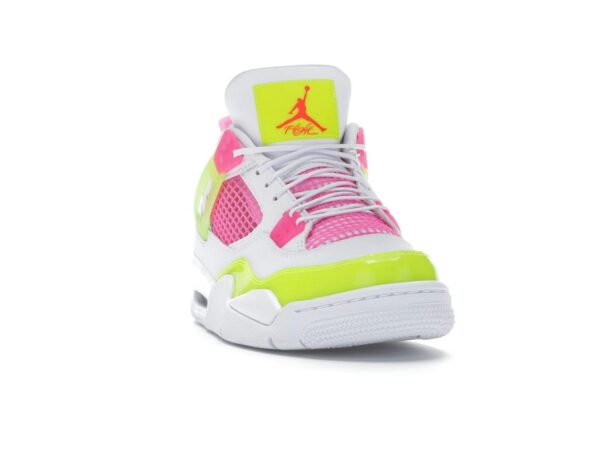 Air Jordan 4 Retro Blanco Rosa Limón (GS) CV7808-100 - Imagen 2