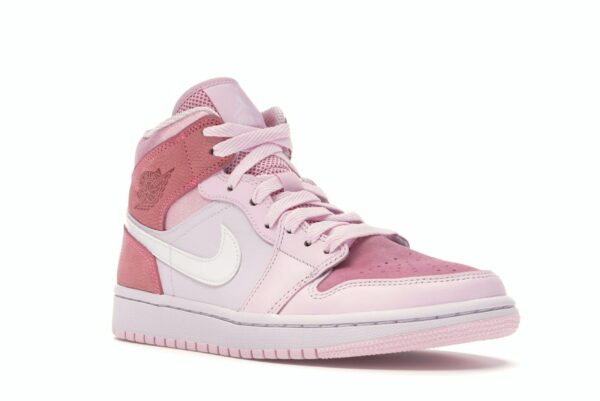 Jordan 1 Mid Rosa Digital (Mujer) – CW5379-600 - Imagen 2