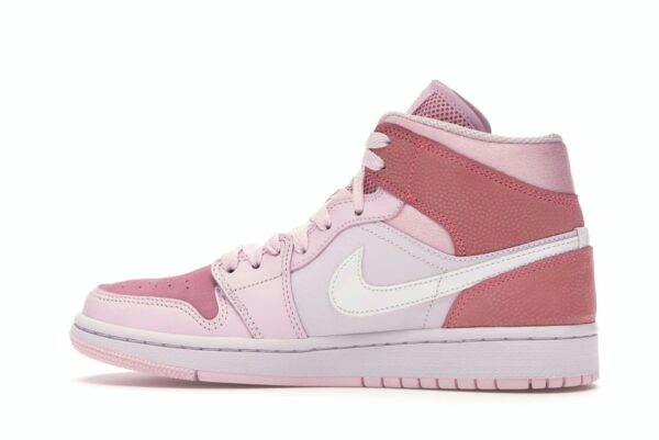 Jordan 1 Mid Rosa Digital (Mujer) – CW5379-600 - Imagen 4