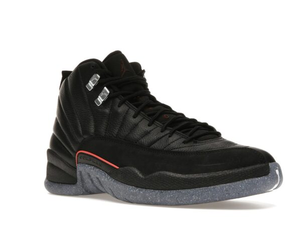 Air Jordan 12 Retro Utility DC1062-006 Cuero negro y suela Nike Grind - Imagen 2