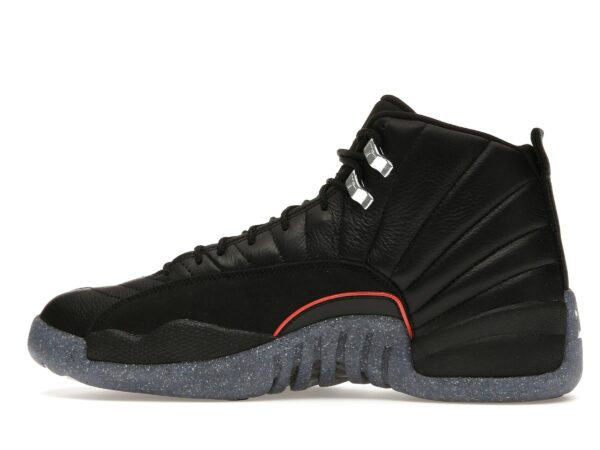 Air Jordan 12 Retro Utility DC1062-006 Cuero negro y suela Nike Grind - Imagen 4