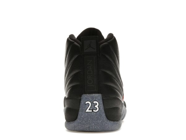 Air Jordan 12 Retro Utility DC1062-006 Cuero negro y suela Nike Grind - Imagen 5