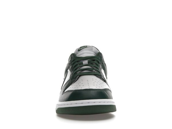 Zapatillas Nike Dunk Low Michigan State DD1391-101 de cuero verde universitario y blanco - Imagen 3