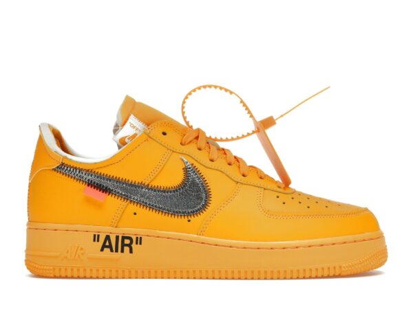 Nike Air Force 1 Low Off-White ICA Oro Universitario – DD1876-700 - Imagen 1