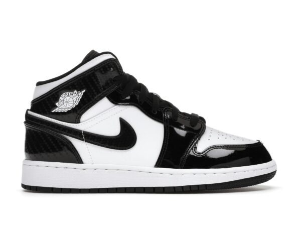 Air Jordan 1 Mid SE All-Star Carbon Fiber (GS) Negro/Blanco – DD2192-001 - Imagen 1