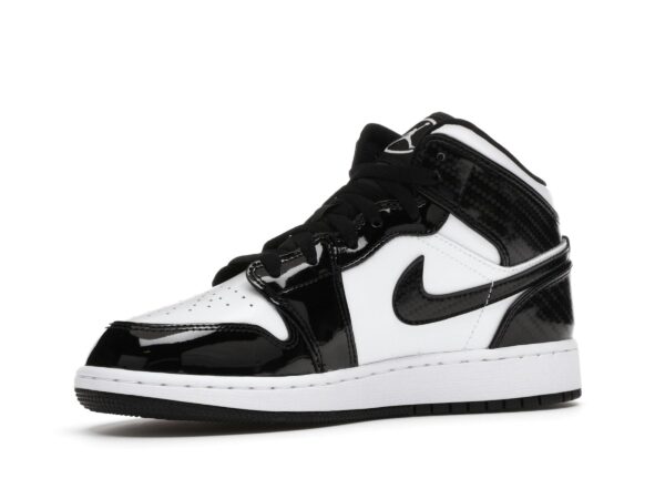 Air Jordan 1 Mid SE All-Star Carbon Fiber (GS) Negro/Blanco – DD2192-001 - Imagen 4