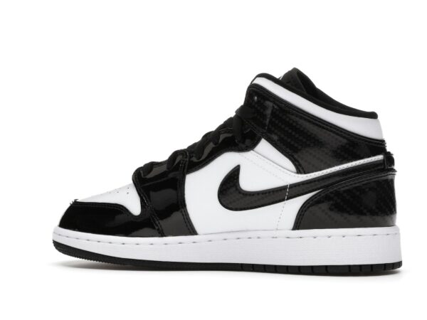 Air Jordan 1 Mid SE All-Star Carbon Fiber (GS) Negro/Blanco – DD2192-001 - Imagen 5