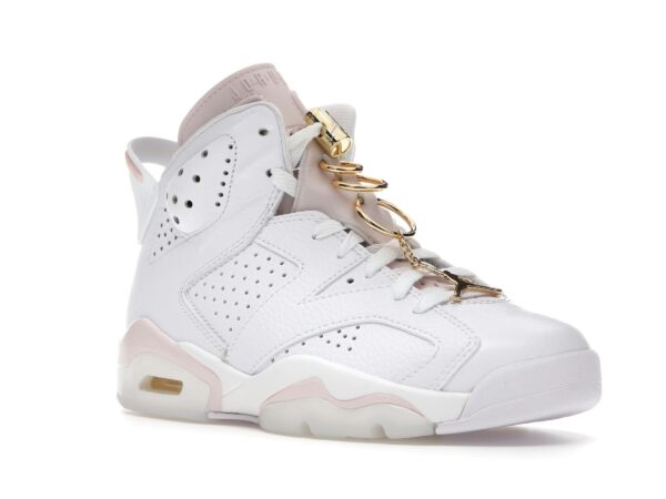 Air Jordan 6 Retro Gold Hoops (Mujer) – DH9696-100 - Imagen 2