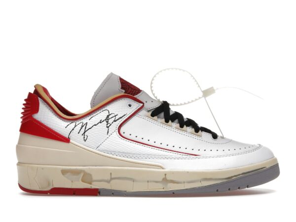 Air Jordan 2 Retro Low SP Off-White Blanco Rojo – DJ4375-106 - Imagen 1