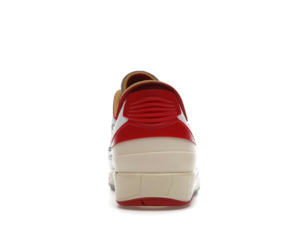 Air Jordan 2 Retro Low SP Off-White Blanco Rojo – DJ4375-106 - Imagen 5