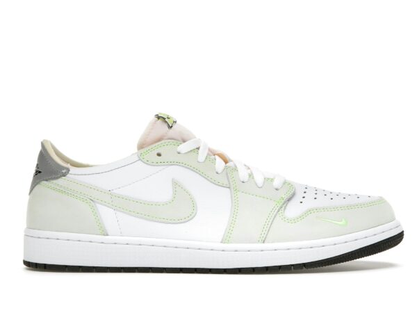 Air Jordan 1 Retro Low Blanco Verde Fantasma Negro – DM7837-103 - Imagen 1