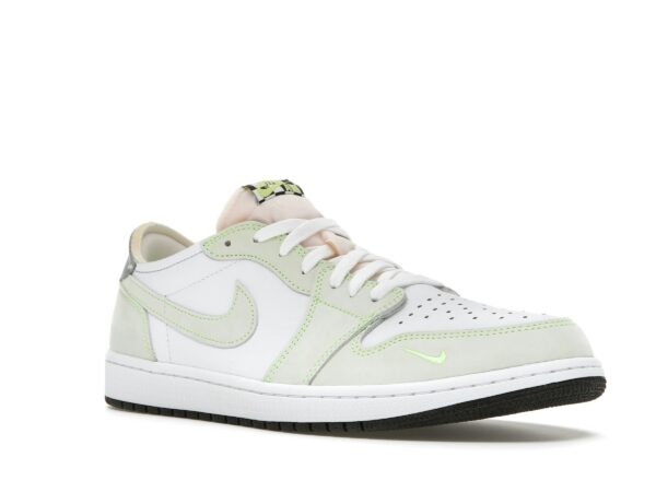 Air Jordan 1 Retro Low Blanco Verde Fantasma Negro – DM7837-103 - Imagen 2