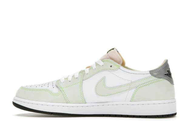 Air Jordan 1 Retro Low Blanco Verde Fantasma Negro – DM7837-103 - Imagen 4