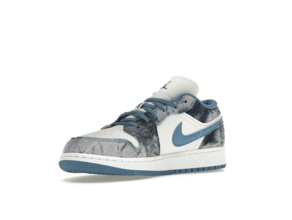 Zapatillas Air Jordan 1 Low Washed Denim GS Azul Blanco DM8947-100 - Imagen 3