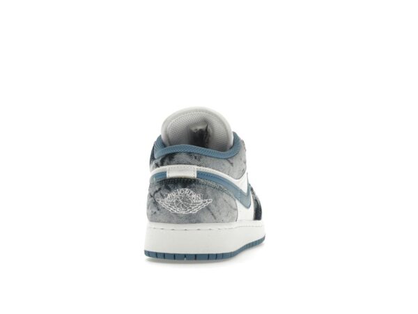 Zapatillas Air Jordan 1 Low Washed Denim GS Azul Blanco DM8947-100 - Imagen 5